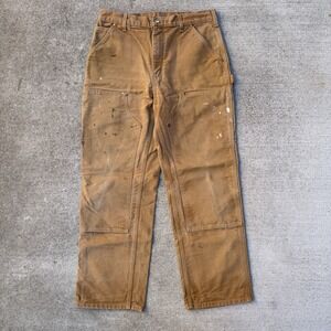 Vintage Tan Carhartt Double Knee Pants